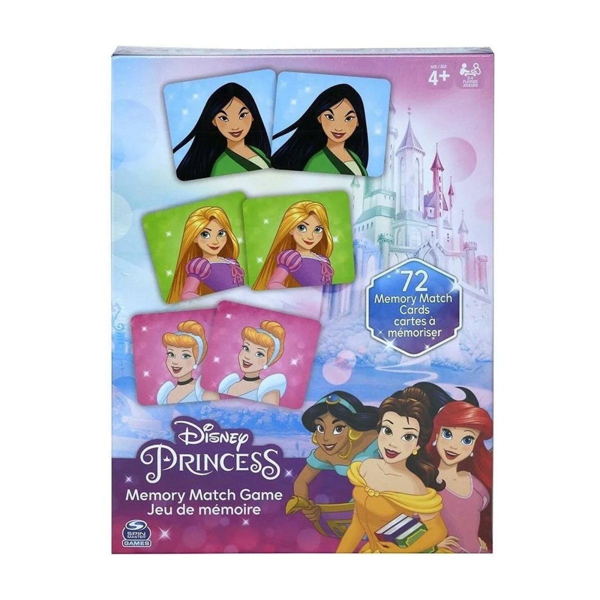 Juego de Mesa Memorice Disney Princesas - SPIN MASTER - 778988408551 - COMERCIAL BELSAN.