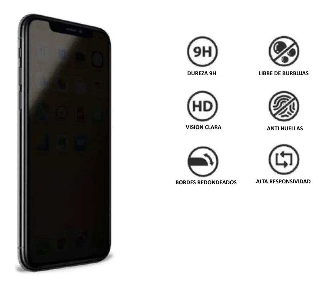 Lámina de vidrio templado anti espía para Samsung Galaxy A54, A55 y A56 - COMERCIAL BELSAN - 977246394067 - COMERCIAL BELSAN.
