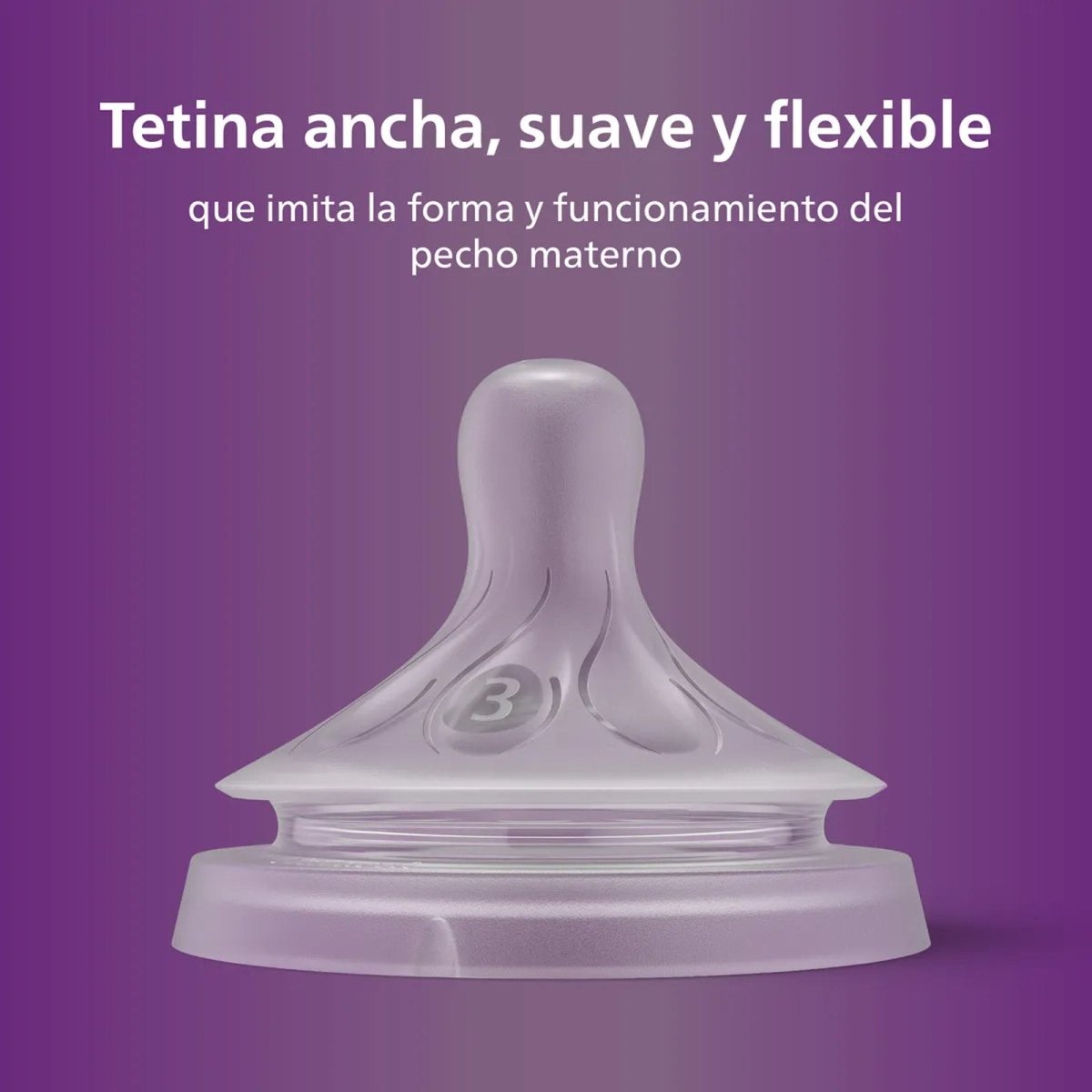 Tetina Avent Natural Response 1m+ Flujo 3 - SCY963/02 - Avent - 8720689007382 - COMERCIAL BELSAN.