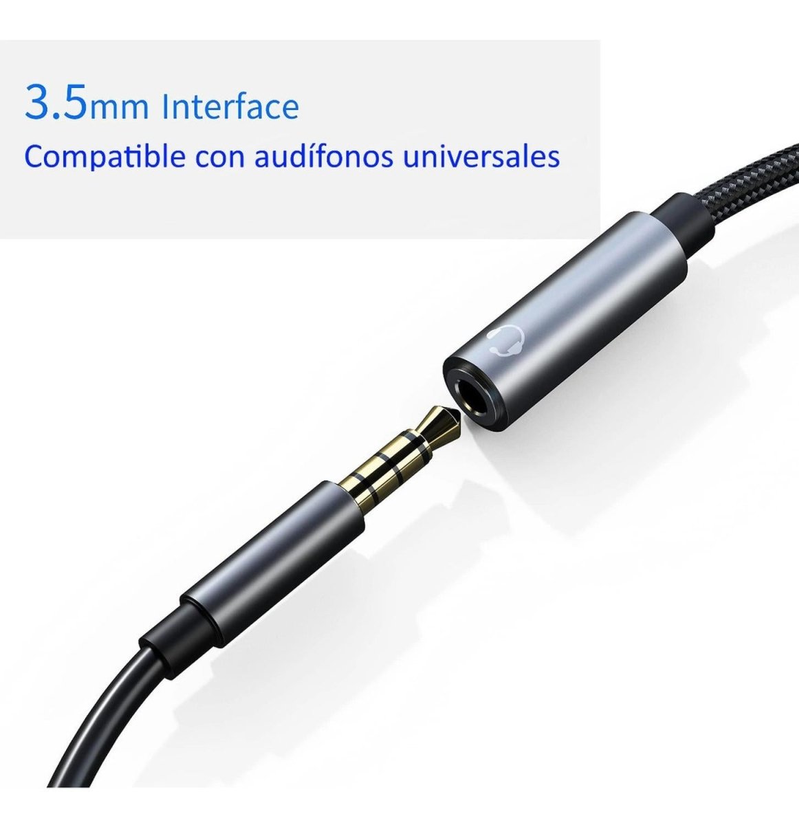 Adaptador USB - C a audifonos + Power PD - Comercial Belsan - Adaptador para Teléfono - Genérica - COMERCIAL BELSAN SPA.