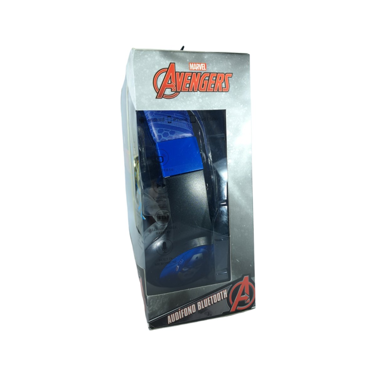 Audífonos bluetooth para niños - Capitán América Avengers - Audifonos - Avengers - COMERCIAL BELSAN SPA.