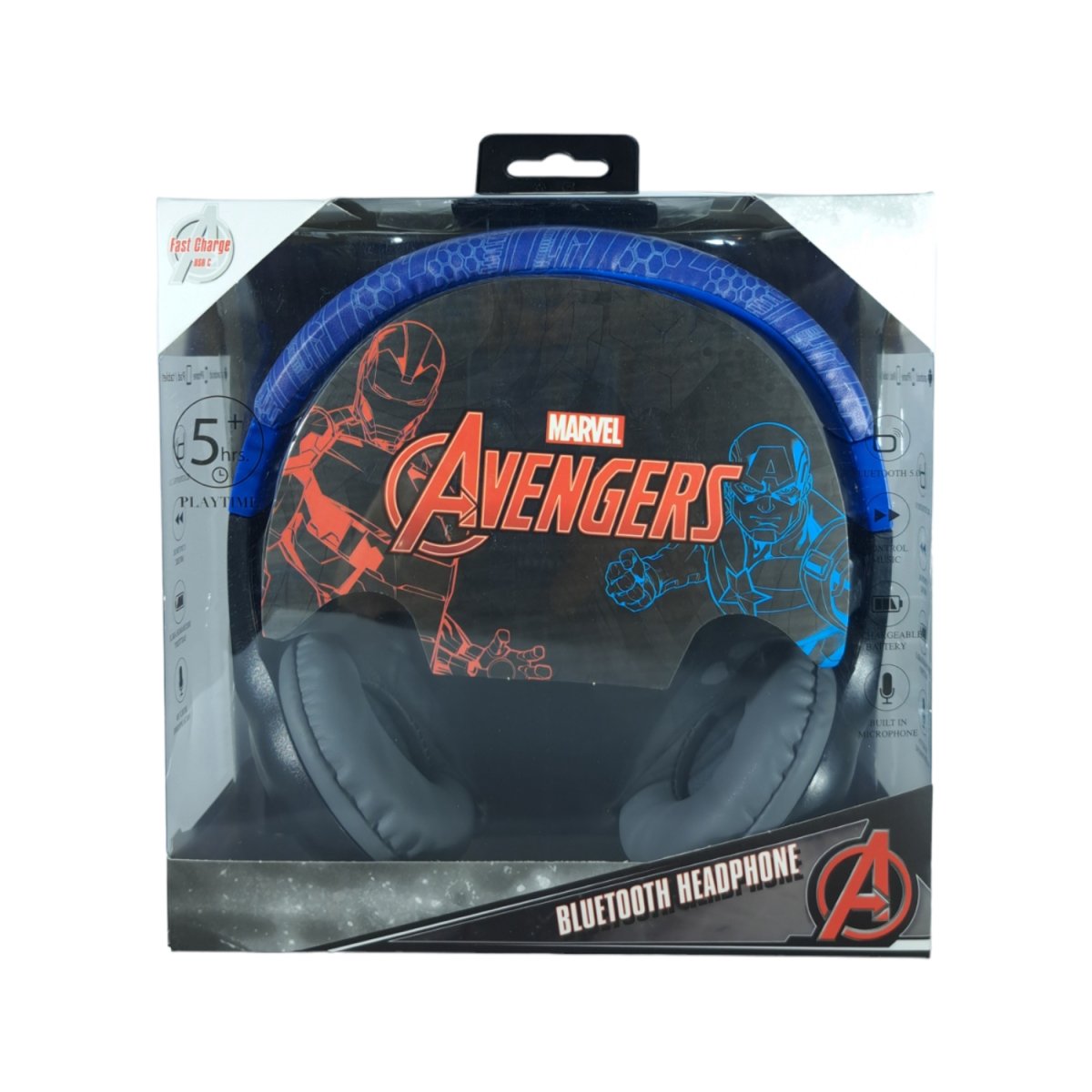 Audífonos bluetooth para niños - Capitán América Avengers - Audifonos - Avengers - COMERCIAL BELSAN SPA.