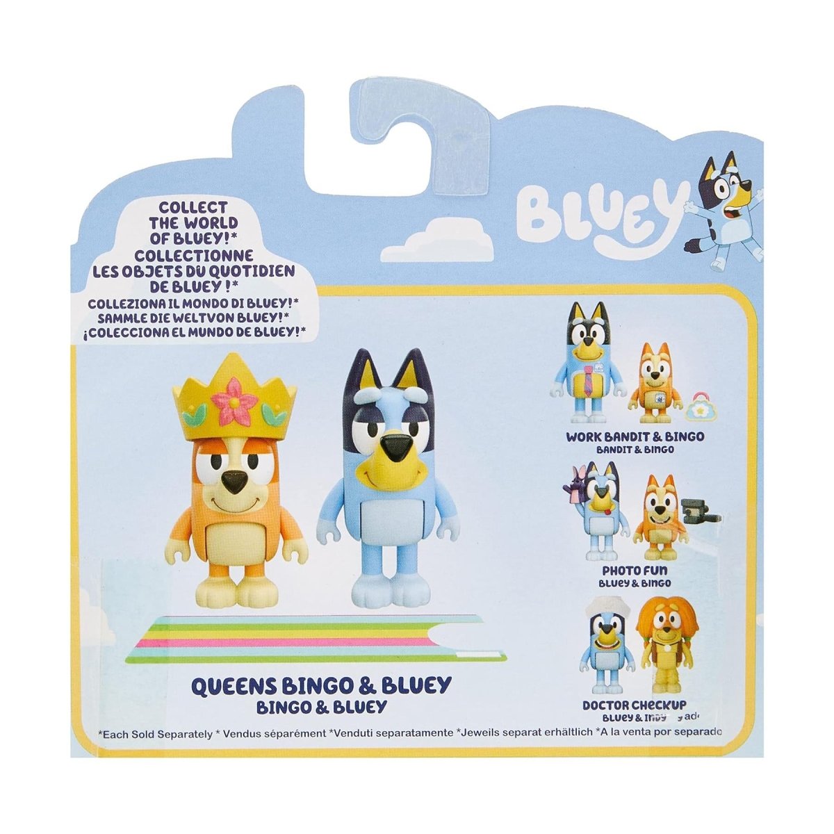 Bluey & Bingo - Queens - Set 2 Figuras - Comercial Belsan - Juguetes - Spin Master - COMERCIAL BELSAN SPA.