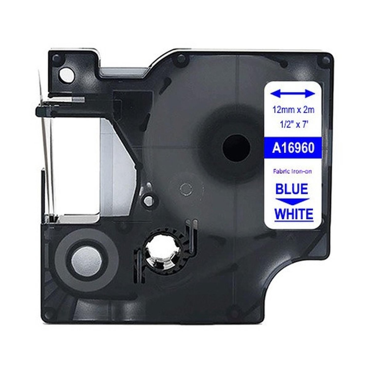 Cinta alternativa Dymo D1 12mm Para ropa - Genérica - COMERCIAL BELSAN SPA.