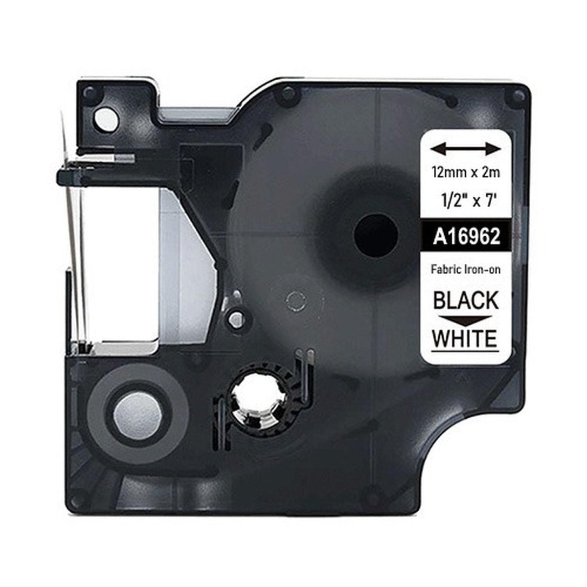 Cinta alternativa Dymo D1 12mm Para ropa - Genérica - COMERCIAL BELSAN SPA.