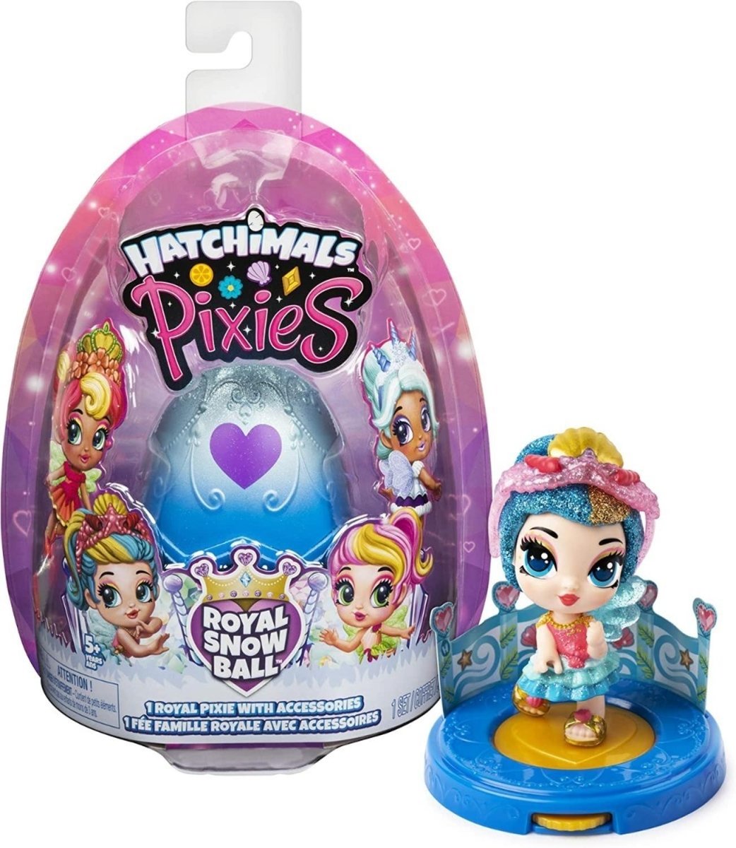 Hatchimals Pixies Muñeca Sorpresa Hada Princesa Snowball S6 - Comercial Belsan SpA - COMERCIAL BELSAN SPA.
