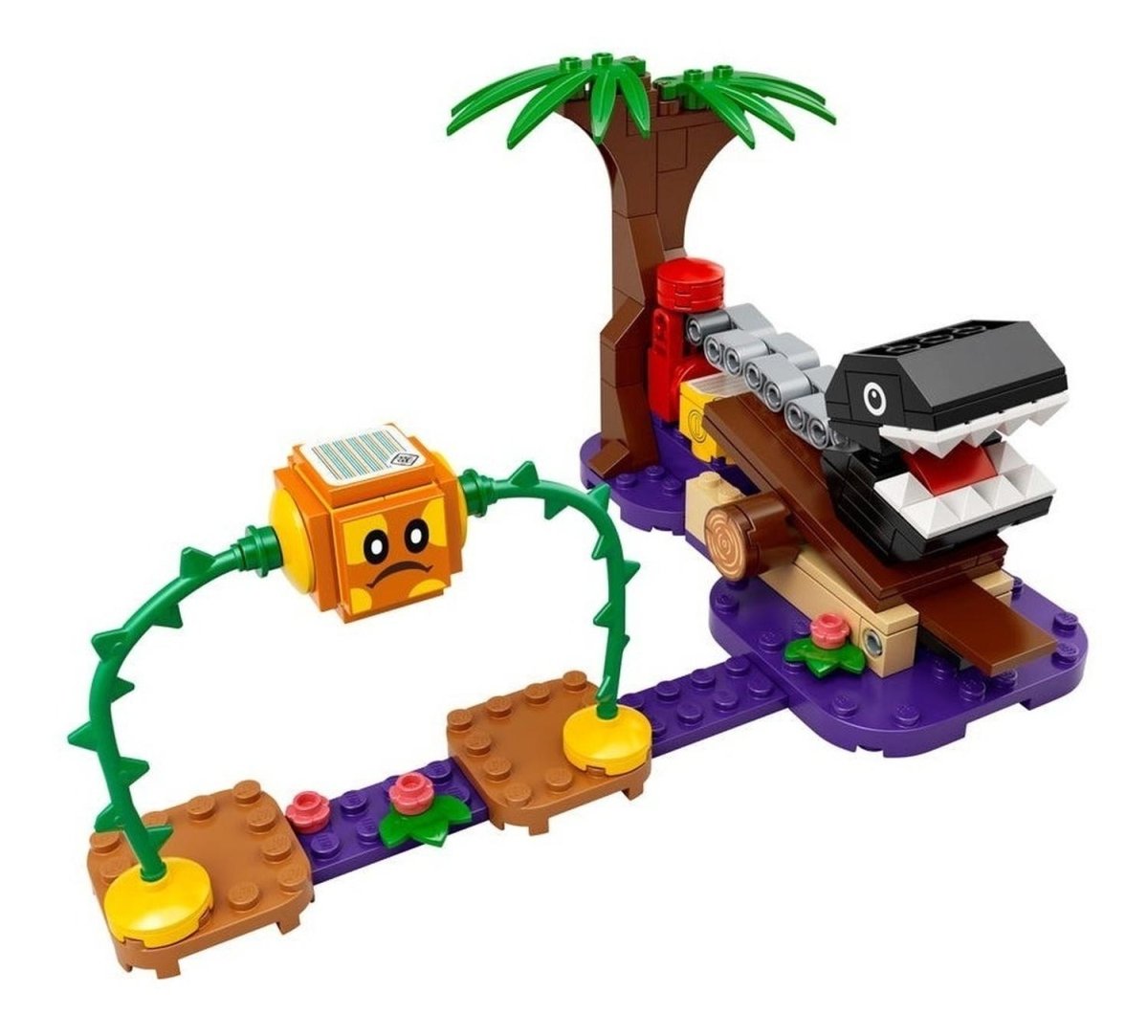 Lego Mario - Set De Expansion Chain Chomp Jumgle 71381 - Lego - COMERCIAL BELSAN -