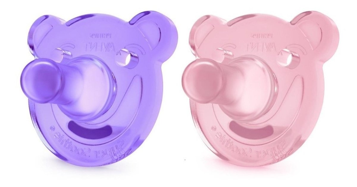 Philips Avent - Chupete Soothie Forma Osito | 0 - 3 Meses - Philips Avent - COMERCIAL BELSAN SPA.