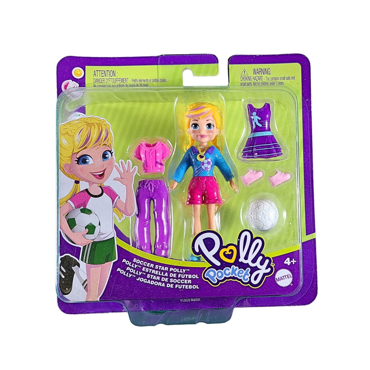Polly Pocket Socket Star / Estrella de futbol - Polly Pocket - COMERCIAL BELSAN SPA.