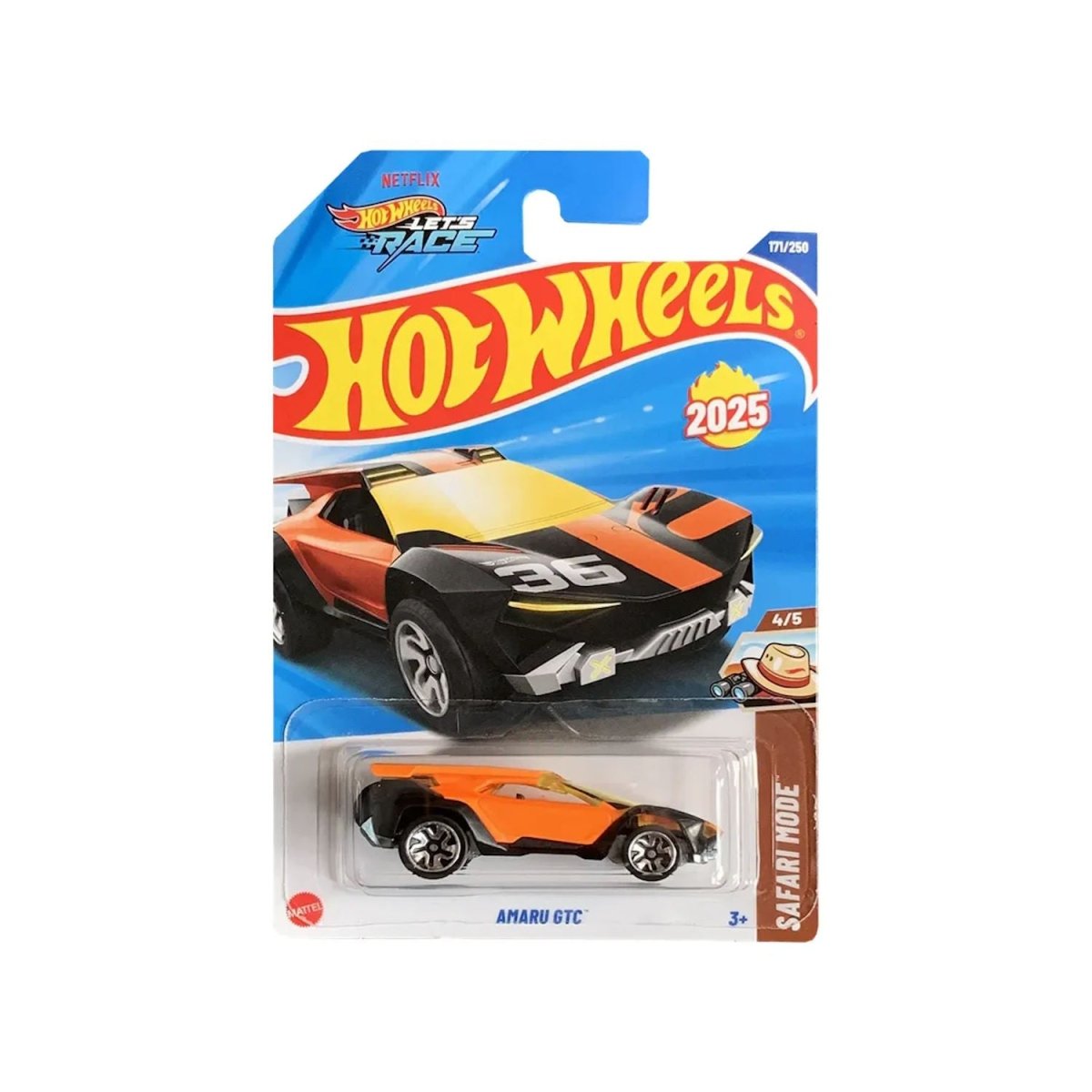 Amaru GTC Hot Wheels 171/250 Safari Mode 4/5 - HOT WHEELS - 027084120134 - COMERCIAL BELSAN.