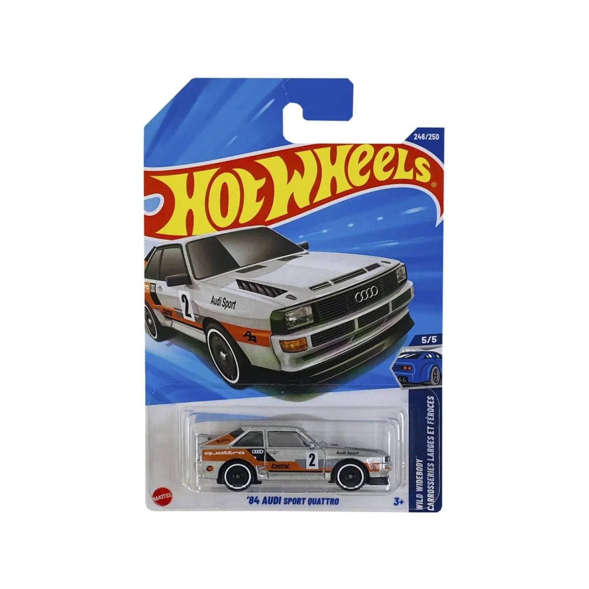 Audi Sport Quattro 1984 TH Hot Wheels 248/250 Treasure Hunt - HOT WHEELS - 027084120134 - COMERCIAL BELSAN.