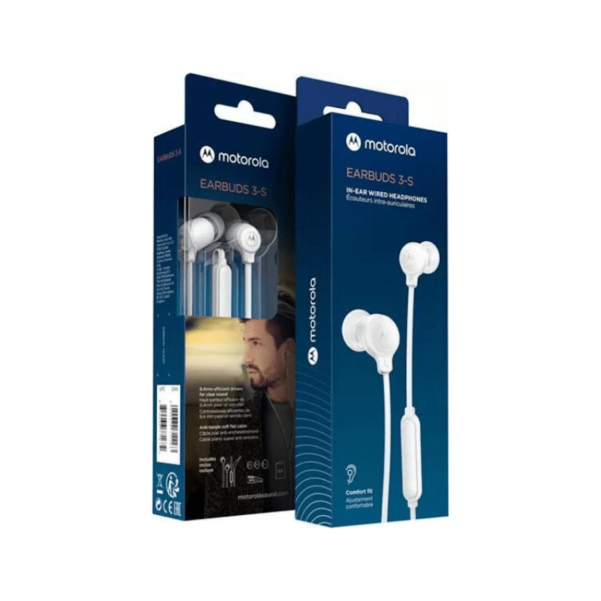 Audífonos manos libre Motorola Earbuds 3 - S 3.5mm - COMERCIAL BELSAN SPA - COMERCIAL BELSAN SPA - 810036771672