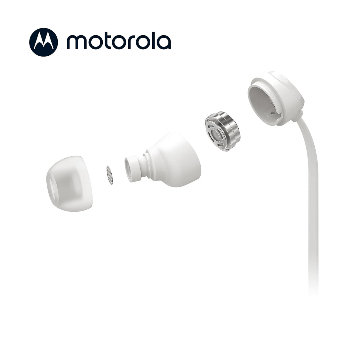 Audífonos manos libre Motorola Earbuds 3 - S 3.5mm - MOTOROLA - COMERCIAL BELSAN SPA - 810036771672
