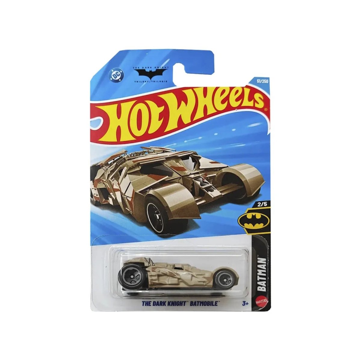 Batimovil Batman The Dark Knight Hot Wheels 51/250 Batmobile - HOT WHEELS - 27084120134 - COMERCIAL BELSAN.