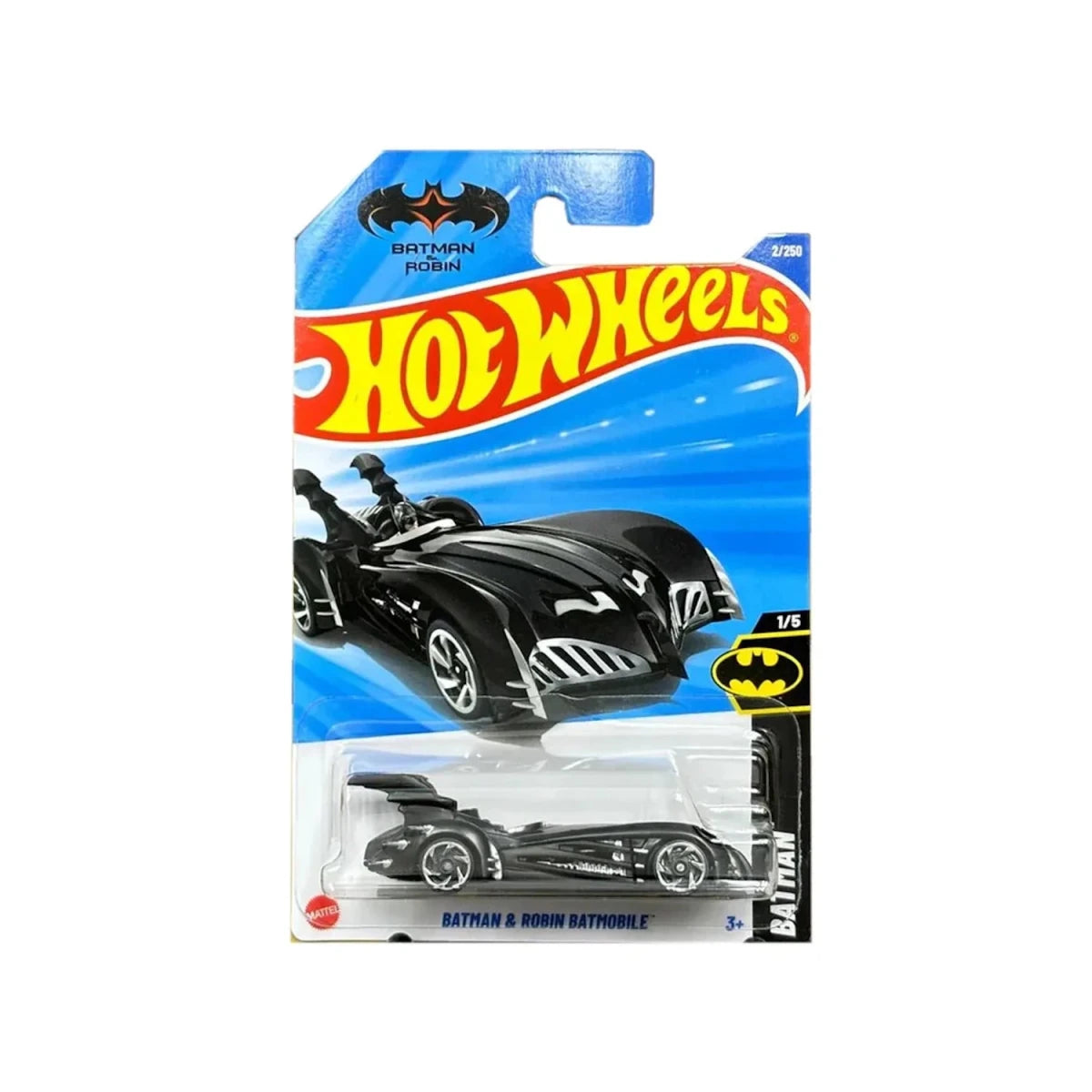 Batimovil Batman Y Robin 1/5 Hot Wheels 2/250 - HOT WHEELS - 027084120134 - COMERCIAL BELSAN.