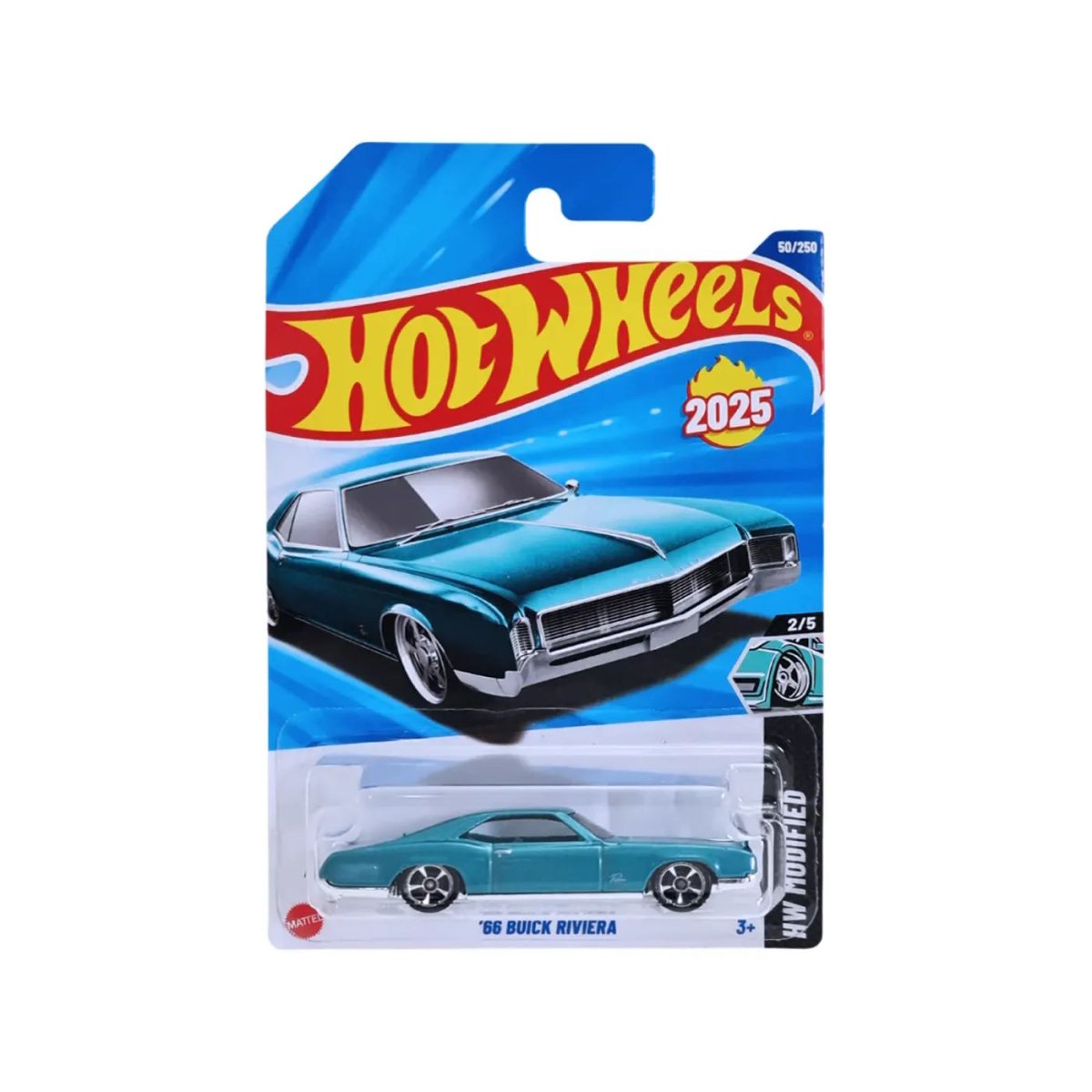 Buick Riviera 1966 Hot Wheels 50/250 Modified 2/5 - HOT WHEELS - 027084120134 - COMERCIAL BELSAN.