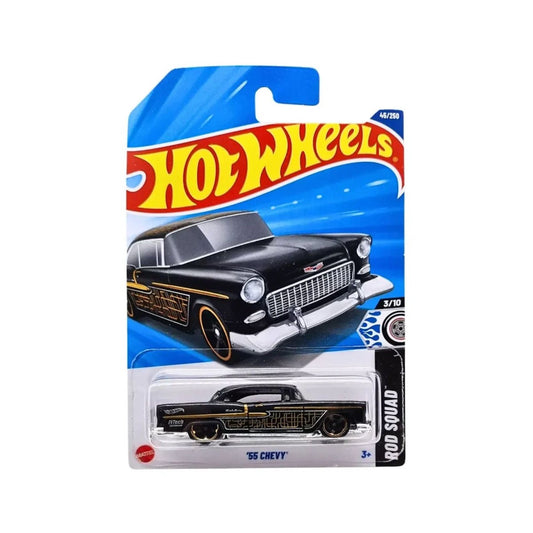 Chevy 1955 Hot Wheels 45/250 Rod Squads 3/10 - HOT WHEELS - 027084120134 - COMERCIAL BELSAN.