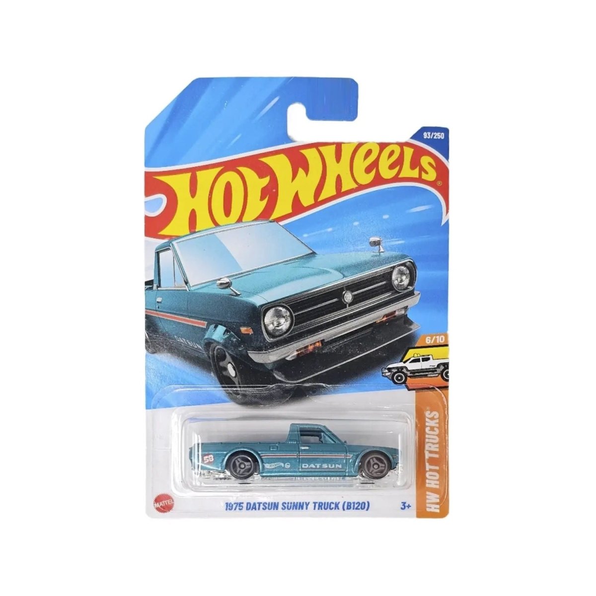 Datsun Sunny Truck B120 1975 Wheels 93/250 Coleccion Hot trucks - HOT WHEELS - 027084120134 - COMERCIAL BELSAN.