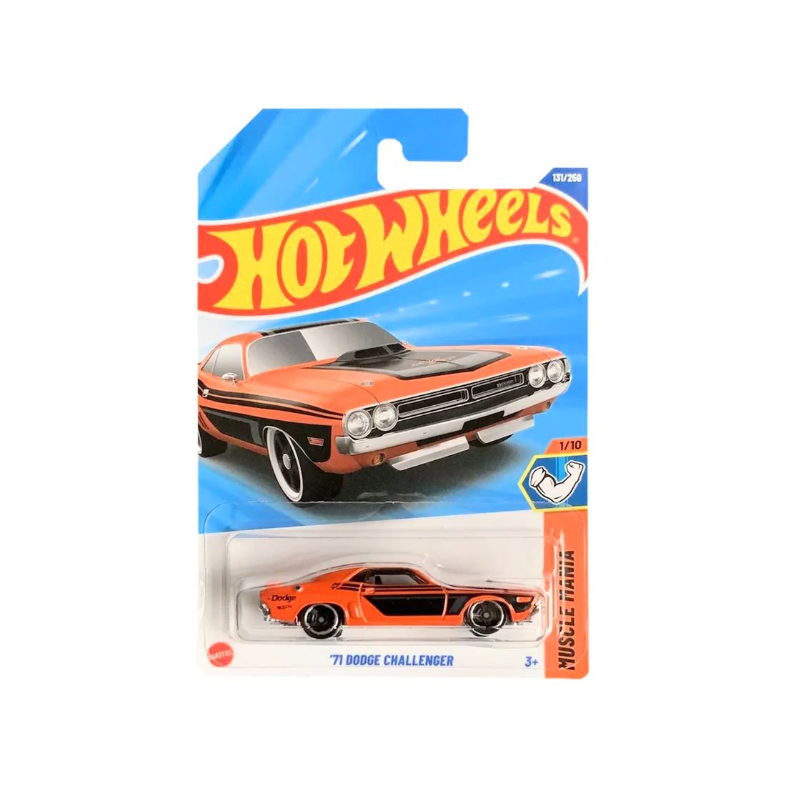 Dodge Challenger 1971 Hot Wheels 131/250 Muscle Mania 1/10 - HOT WHEELS - Escribe el código - COMERCIAL BELSAN.