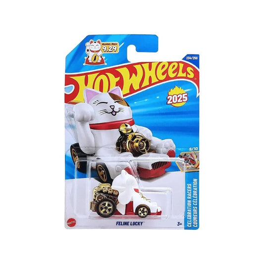 Feline Lucky Hot Wheels 234/250 Celebration Racers - HOT WHEELS - 027084120134 - COMERCIAL BELSAN.