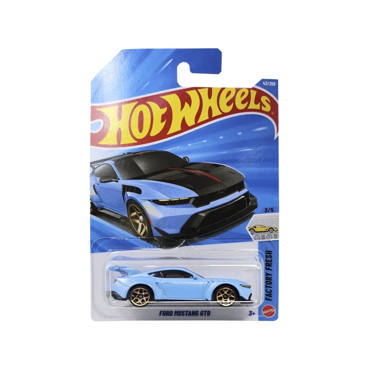 Ford Mustang GTD Hot Wheels 43/250 Factory Fresh 3/5 - HOT WHEELS - 027084120134 - COMERCIAL BELSAN.