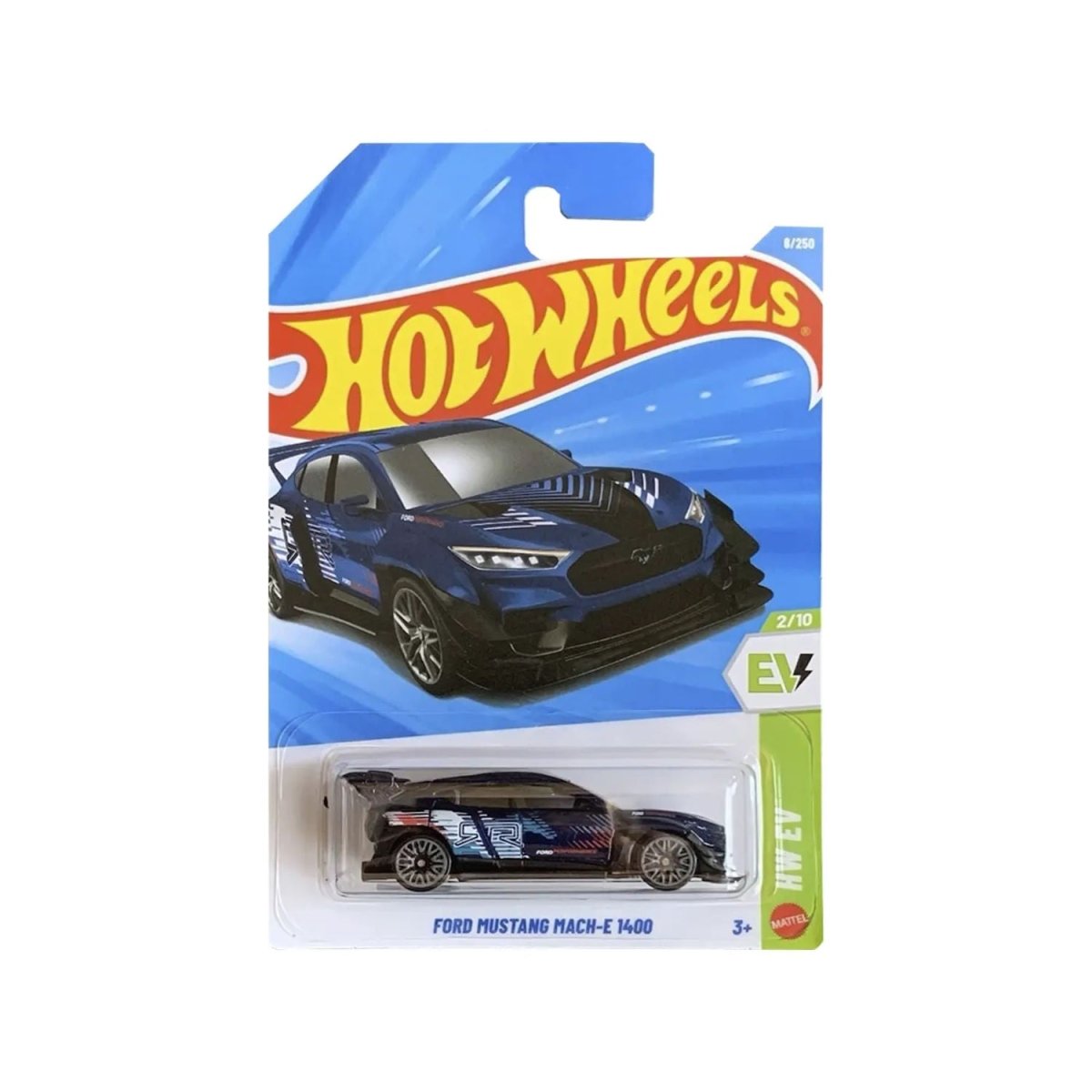 Ford Mustang Mach - e 1400 Hot Wheels 8/250 EV 2/10 - HOT WHEELS - 027084120134 - COMERCIAL BELSAN.