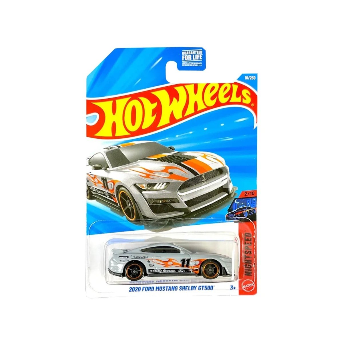Ford Mustang Shelby GT500 Hot Wheels 10/250 Night Speed - HOT WHEELS - 27084120134 - COMERCIAL BELSAN.