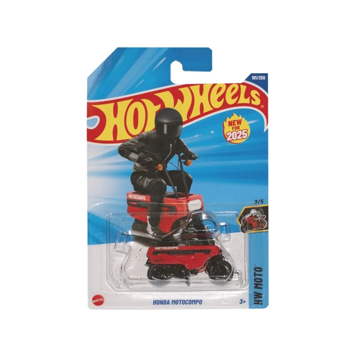 Honda Motocompo Hot Wheels 181/250 Moto 2/5 Coleccion - HOT WHEELS - 027084120134 - COMERCIAL BELSAN.