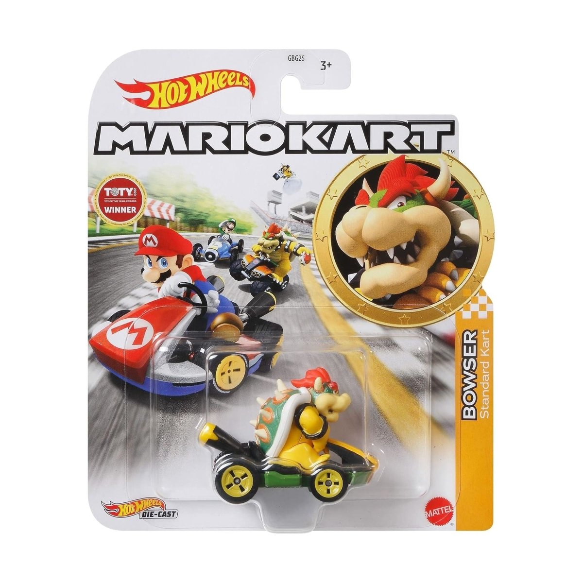 Hot Wheels Mario Kart Bowser Standard Kart - HOT WHEELS - 887961908411 - COMERCIAL BELSAN.