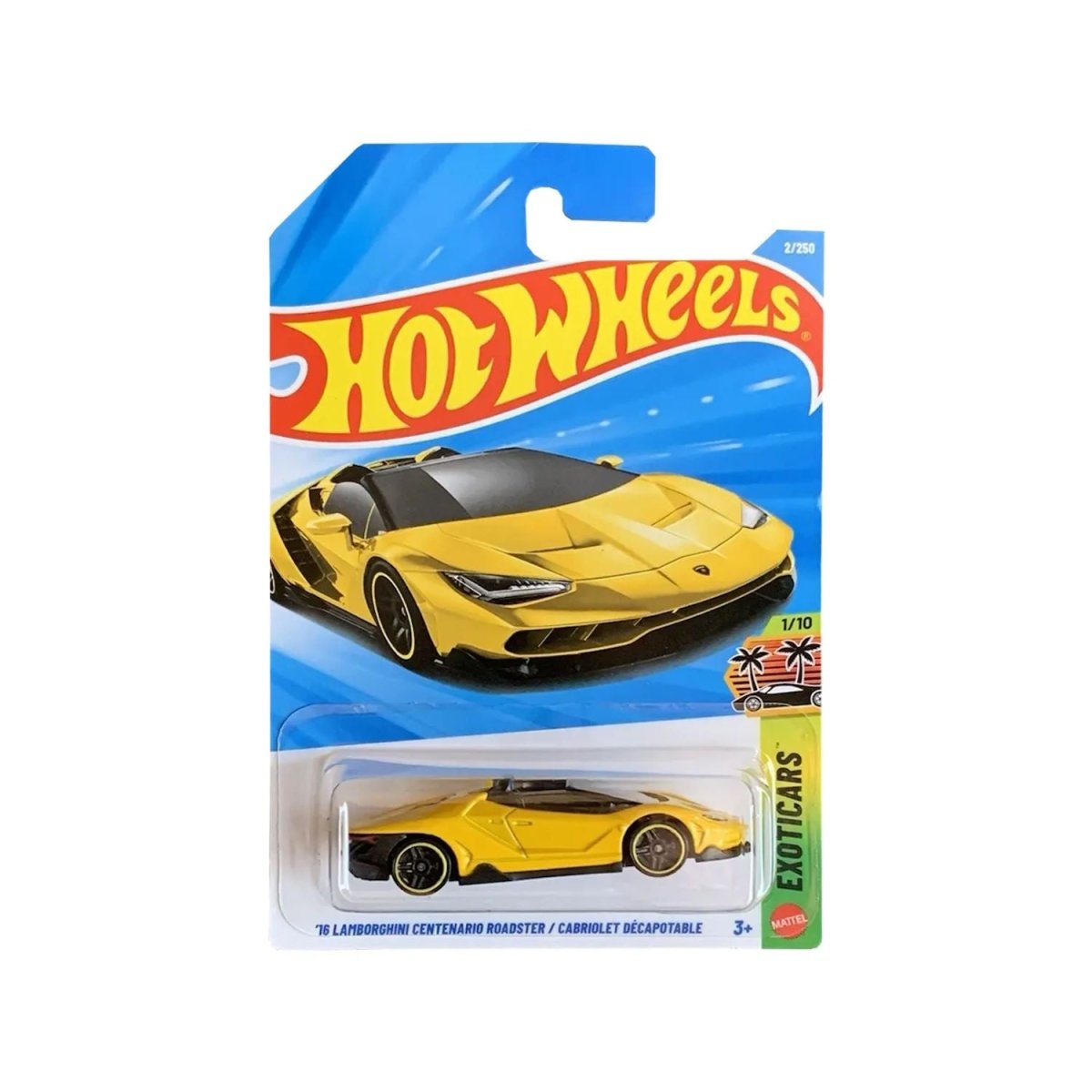 Lamborghini Centenario Roadster Hot Wheels 2/250 Exoticars - HOT WHEELS - Escribe el código - COMERCIAL BELSAN.