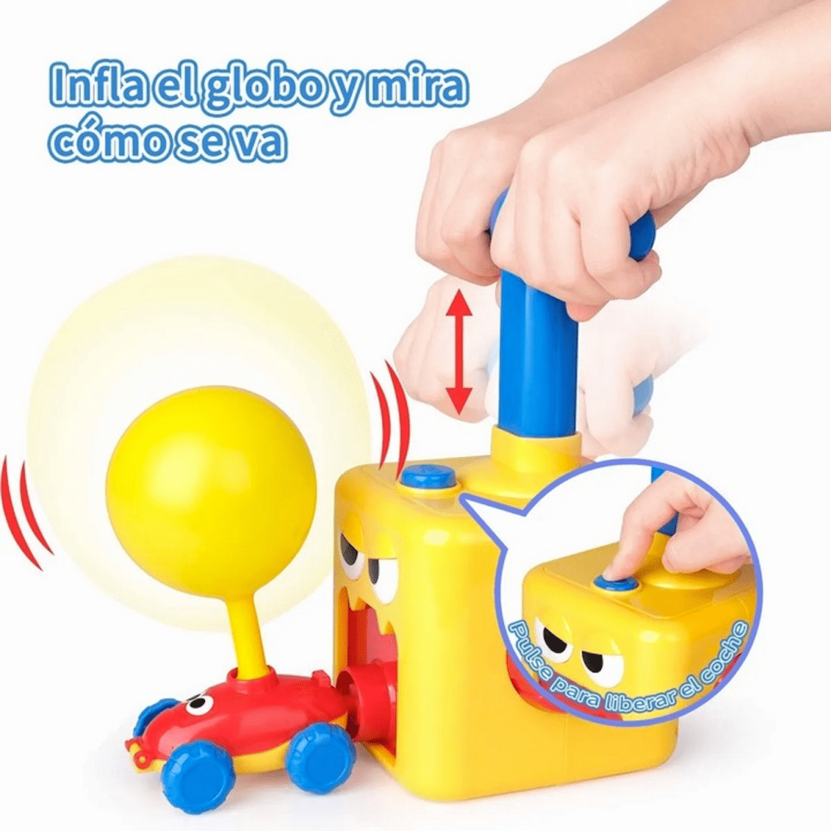 Lanzador autos aerostatico - Power Balloon - Juguetería - COMERCIAL BELSAN SPA - COMERCIAL BELSAN SPA - 
