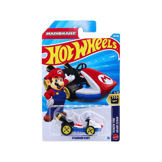 Mario Standard Kart Mariokart Hot Wheels 129/250 Screen Time - HOT WHEELS - 027084120134 - COMERCIAL BELSAN.
