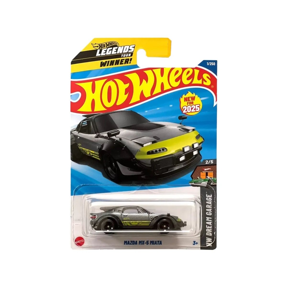 Mazda Mx - 5 Miata Hot Wheels 1/250 Dream Garage 2/5 - HOT WHEELS - 027084120134 - COMERCIAL BELSAN.