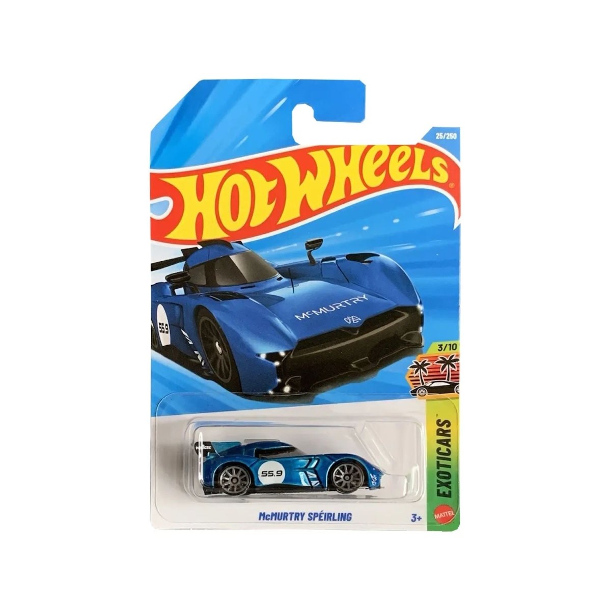 Mcmurtry Speirling Hot Wheels 25/250 Exoticars 3/10 - HOT WHEELS - 027084120134 - COMERCIAL BELSAN.