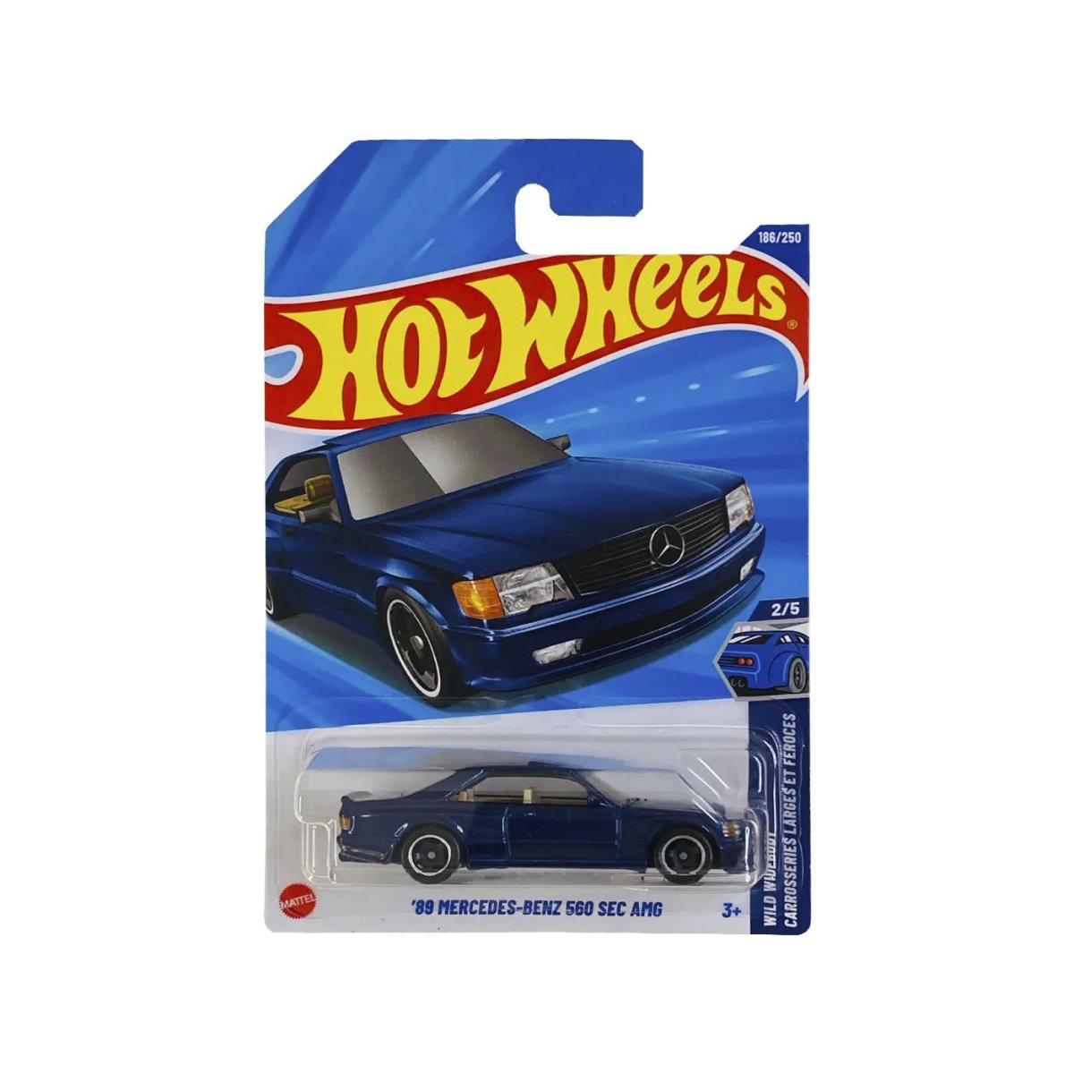 Mercedes Benz 560 SEC AMG 89 Hot Wheels 186/250 Wild Widebody - HOT WHEELS - 027084120134 - COMERCIAL BELSAN.