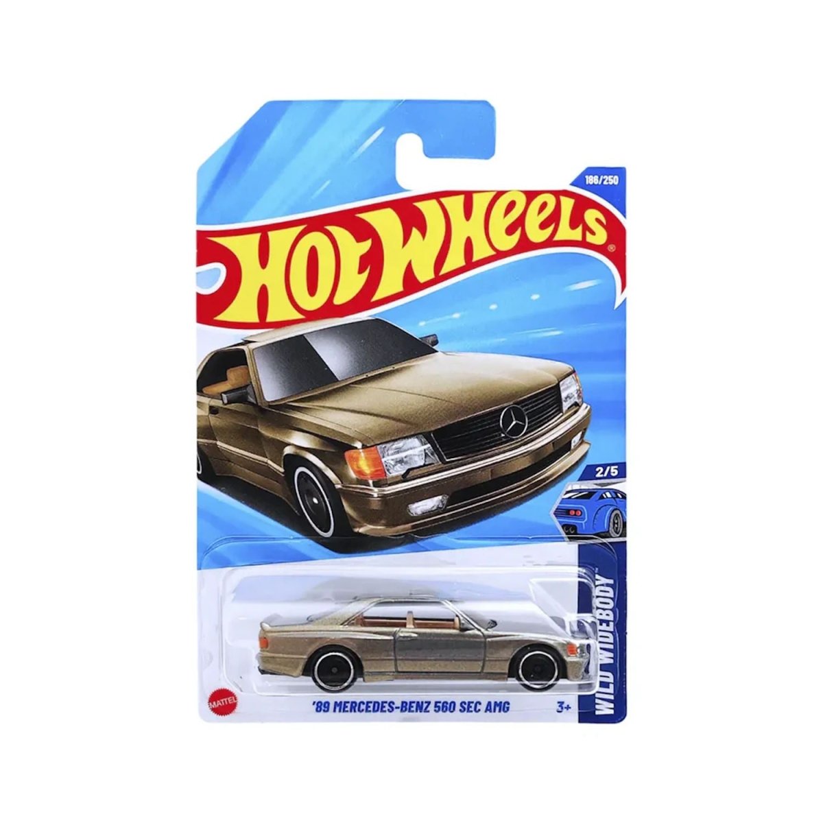 Mercedes Benz 560 SEC AMG 89 Hot Wheels 186/250 Wild Widebody - HOT WHEELS - 027084120134 - COMERCIAL BELSAN.