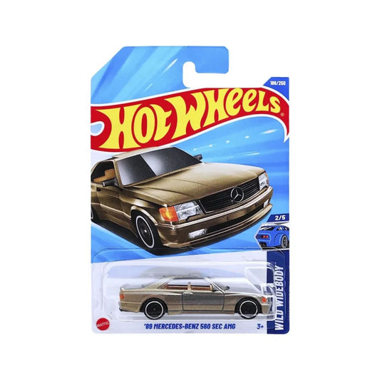 Mercedes Benz 560 SEC AMG 89 Hot Wheels 186/250 Wild Widebody - HOT WHEELS - 027084120134 - COMERCIAL BELSAN.