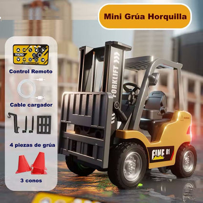 Mini Grúa Horquilla Control remoto - Juguete - COMERCIAL BELSAN - COMERCIAL BELSAN.