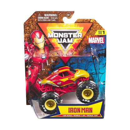 Monster Jam IRON MAN Marvel Serie 1 escala 1:64 original - SPIN MASTER - 681147014763 - COMERCIAL BELSAN.
