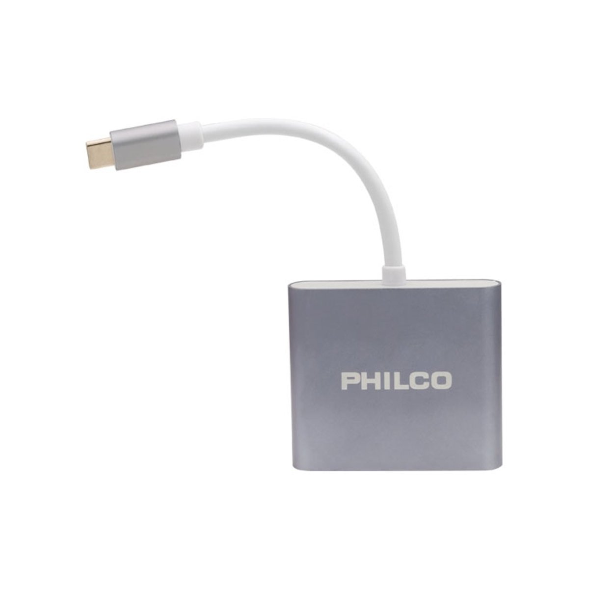 Multi adaptador USB - C a HDMI + USB - C + USB 3.0 3 en 1 PHILCO - PHILCO - COMERCIAL BELSAN SPA - 2987242178293