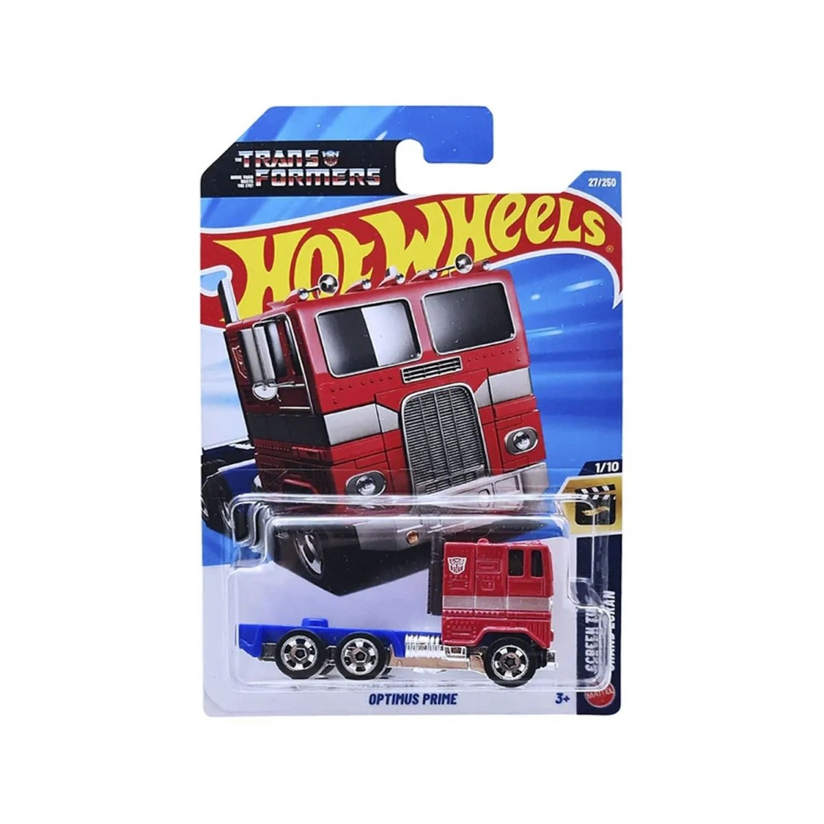 Optimus Prime Hot Wheels 27/250 2026 Screen Time - HOT WHEELS - 027084120134 - COMERCIAL BELSAN.
