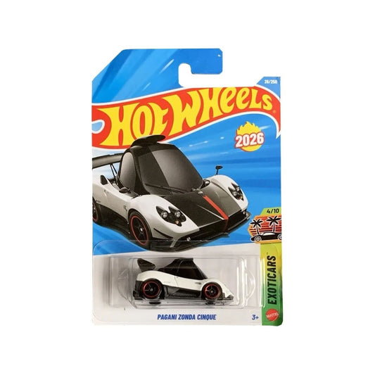 Pagani Zonda Cinque Hot Wheels 26/250 Exoticars - HOT WHEELS - 027084120134 - COMERCIAL BELSAN.