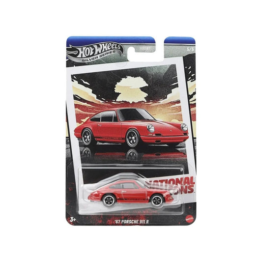 Porsche 911 R 1967 Hot Wheels Silver Series National Icons - HOT WHEELS - 194735266845 - COMERCIAL BELSAN.