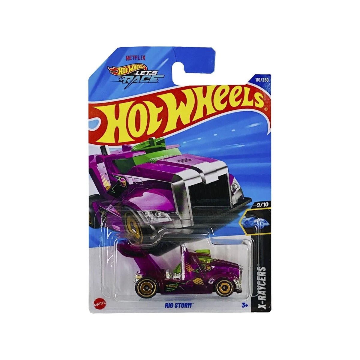 Rig Storm TH Hot Wheels 110/250 X - Racers 9/10 TREASURE HUNT - HOT WHEELS - 027084120134 - COMERCIAL BELSAN.