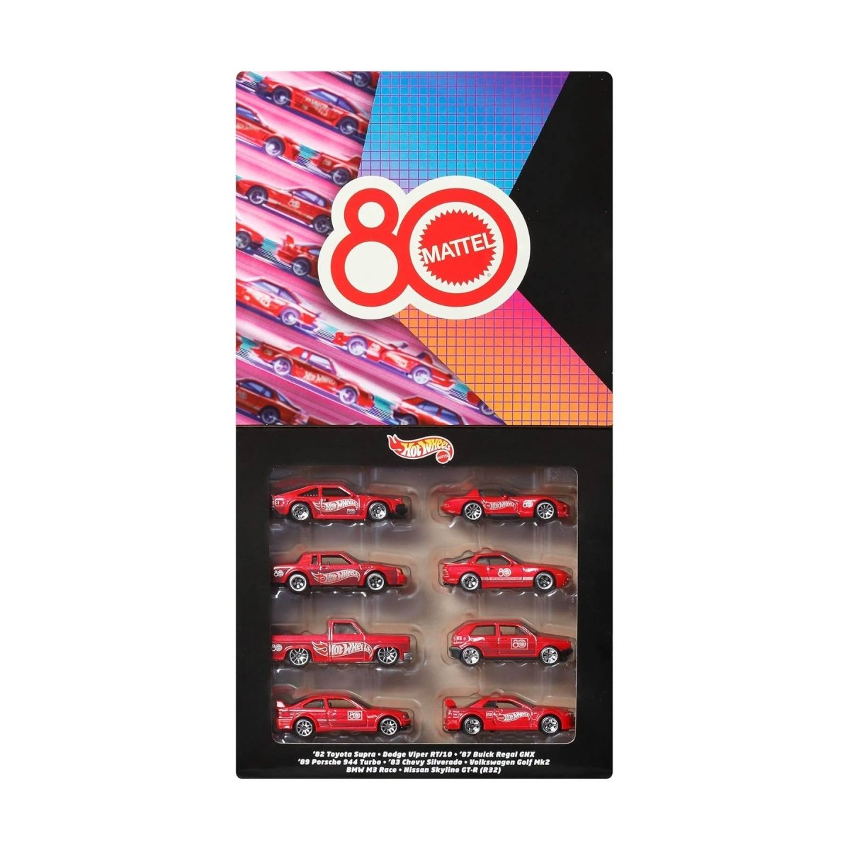 Set 8 Vehiculos Aniversario Mattel 80 Años Hot Wheels - HOT WHEELS - 194735315796 - COMERCIAL BELSAN.