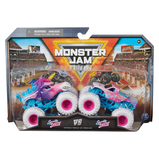 Set Monster JAM VS - Sparkle Smash Unicorn escala 1:64 Serie28 - Infantil - Spin Master - COMERCIAL BELSAN SPA -