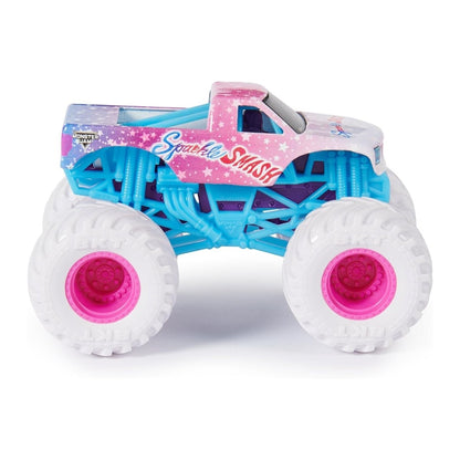 Set Monster JAM VS - Sparkle Smash Unicorn escala 1:64 Serie28 - Infantil - Spin Master - COMERCIAL BELSAN SPA -