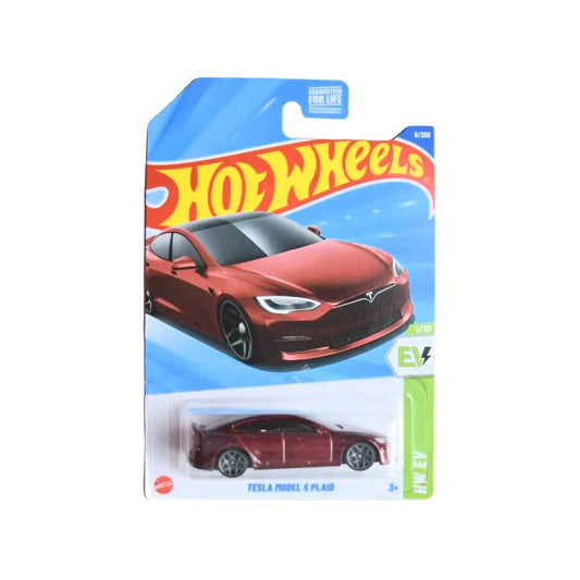 Tesla Model S Plaid Hot Wheels 9/250 EV1/10 Coleccion - HOT WHEELS - Escribe el código - COMERCIAL BELSAN.