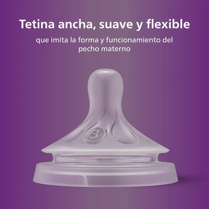 Tetina Avent Natural Response 1m+ Flujo 3 - SCY963/02 - Avent - 8720689007382 - COMERCIAL BELSAN.