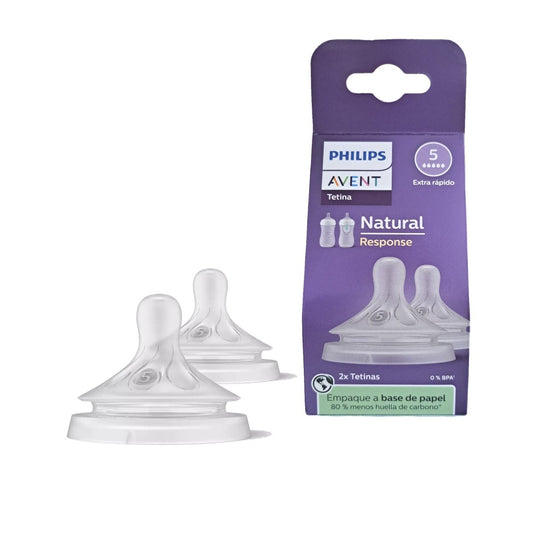 Tetina Avent Natural Response 6m+ Flujo 5 - SCY965/02 - Avent - 8720689007061 - COMERCIAL BELSAN.